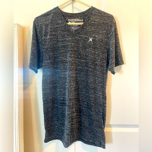 Hurley Heathered Gray T Shirt size Large Nevet Worn